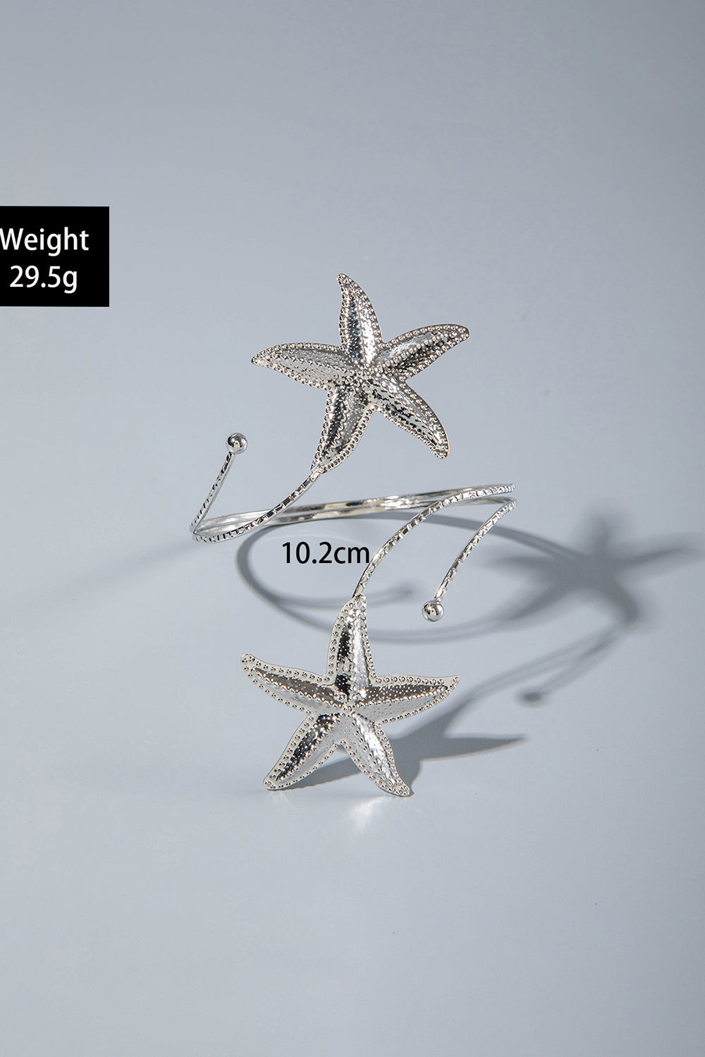 Vacation Style Starfish Pattern Minimalist Open Armlet Bracelet