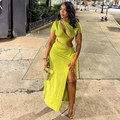 Cutout Twist Maxi Dress