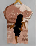 Aquarius Girly Season Unisex Short Sleeve Tshirt