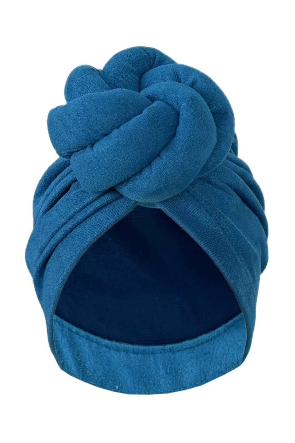 Fashionable Solid Color Twisted Knot Head Wrap Turban Hat