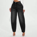 Washed-Blue Retro Flared Denim Jeans