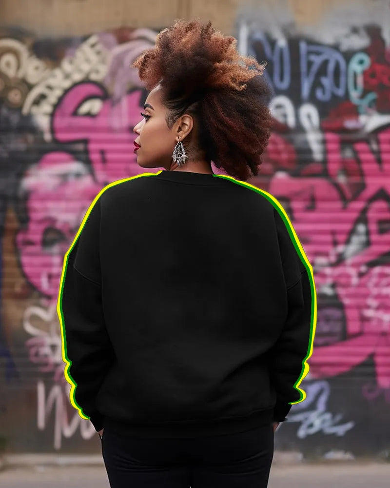 Black Women Black History Month Long Sleeve Sweatshirt